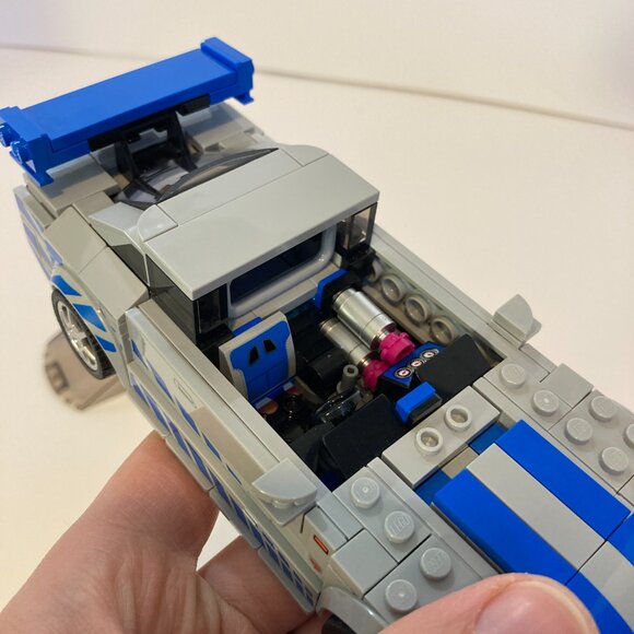 LEGO Speed Champions 2 Fast 2 Furious Nissan Skyline Gt-R R34 76917 Complete Toy - Picture 4 of 13